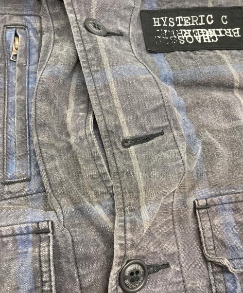 hysteric（ヒステリック）HYSTERIC (ヒステリック) チェックベスト グレー サイズ:FREEの古着・服飾アイテム