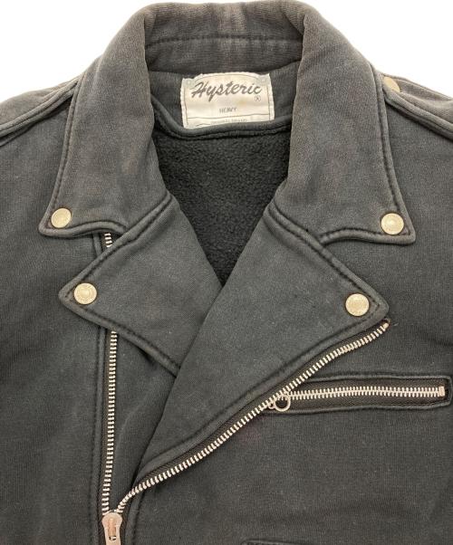 hysterics（ヒステリックス）hysterics (ヒステリックス) HEAVYコットン ダブルライダースジャケット ブラック サイズ:FREEの古着・服飾アイテム
