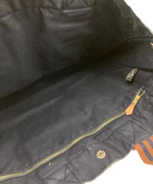 HERMES（エルメス）HERMES (エルメス) フールトゥMM トートバッグ ネイビー×ブラウンの古着・服飾アイテム