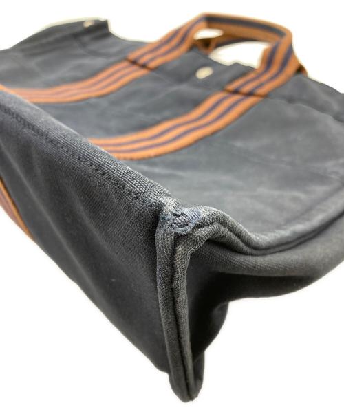 HERMES（エルメス）HERMES (エルメス) フールトゥMM トートバッグ ネイビー×ブラウンの古着・服飾アイテム
