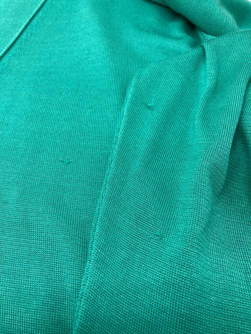 SLOANE（スローン）SLOANE (スローン) 18Ｇ天竺シルク ワイドフィットＶネックカーディガン グリーン サイズ:3の古着・服飾アイテム