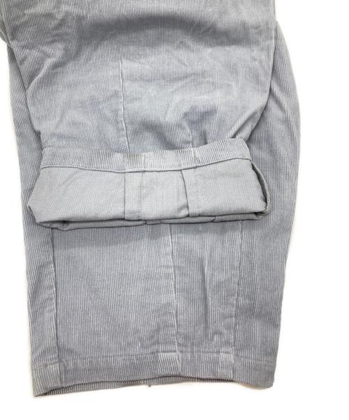 HUIS（ハウス）HUIS (ハウス) シャトルコーデュロイバルーンパンツ スカイブルー サイズ:Fの古着・服飾アイテム