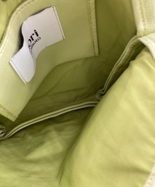 nori enomoto（ノリ エノモト）nori enomoto (ノリ エノモト) jeudi soir petit ショルダーバッグ ピスタチオの古着・服飾アイテム