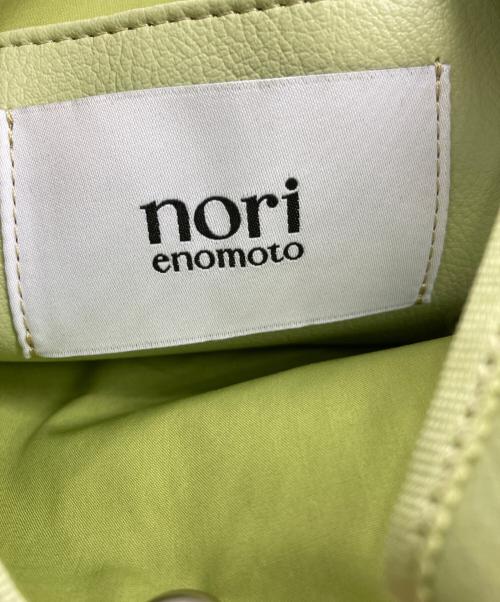 nori enomoto（ノリ エノモト）nori enomoto (ノリ エノモト) jeudi soir petit ショルダーバッグ ピスタチオの古着・服飾アイテム