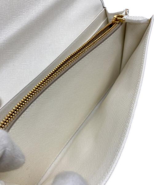PRADA（プラダ）PRADA (プラダ) SAFFIANO HEART 長財布 BIANCO (ホワイト)の古着・服飾アイテム
