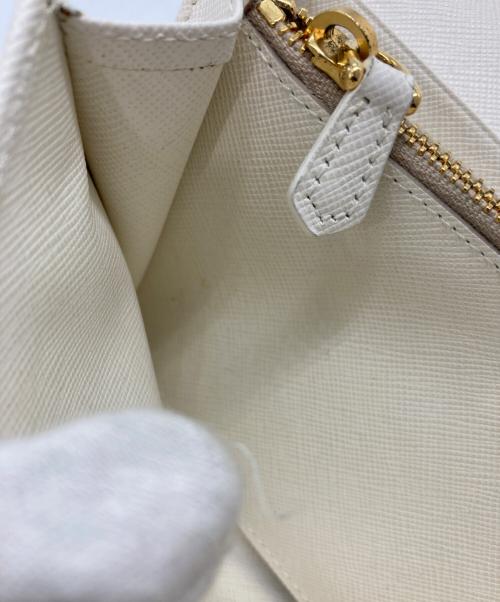 PRADA（プラダ）PRADA (プラダ) SAFFIANO HEART 長財布 BIANCO (ホワイト)の古着・服飾アイテム