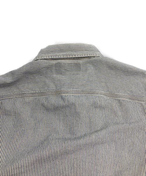 RRL（ダブルアールエル）RRL (ダブルアールエル) ストライプシャツ インディゴ×ホワイト サイズ:170/92Aの古着・服飾アイテム