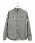 RRL（ダブルアールエル）の古着「ストライプシャツ」｜インディゴ×ホワイト