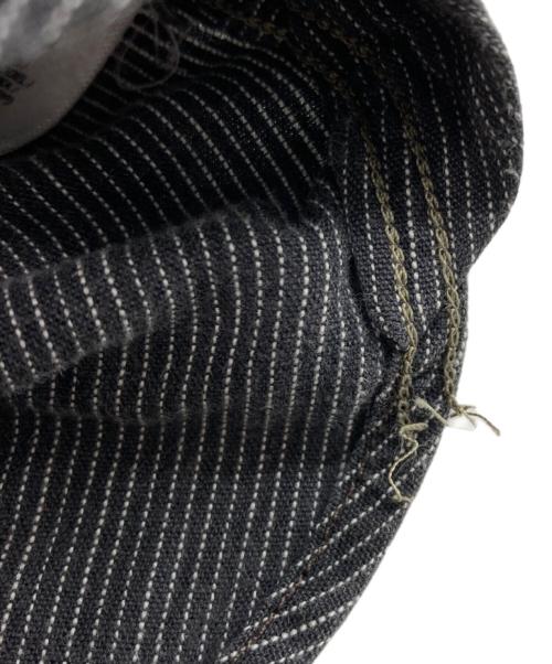 RRL（ダブルアールエル）RRL (ダブルアールエル) ストライプシャツ ブラック サイズ:170/92Aの古着・服飾アイテム