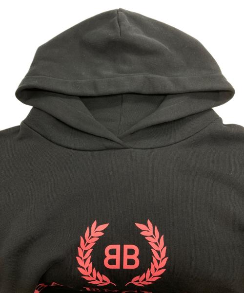 BALENCIAGA（バレンシアガ）BALENCIAGA (バレンシアガ) BBロゴ フーディー ブラック サイズ:Sの古着・服飾アイテム