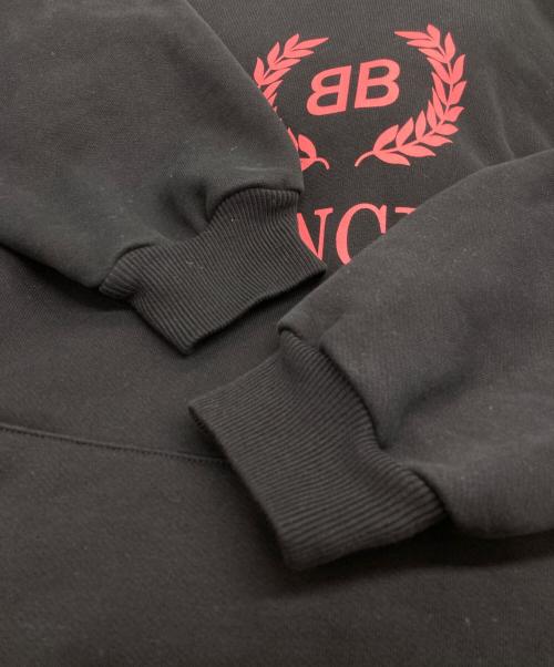 BALENCIAGA（バレンシアガ）BALENCIAGA (バレンシアガ) BBロゴ フーディー ブラック サイズ:Sの古着・服飾アイテム