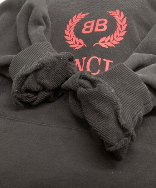 BALENCIAGA（バレンシアガ）BALENCIAGA (バレンシアガ) BBロゴ フーディー ブラック サイズ:Sの古着・服飾アイテム