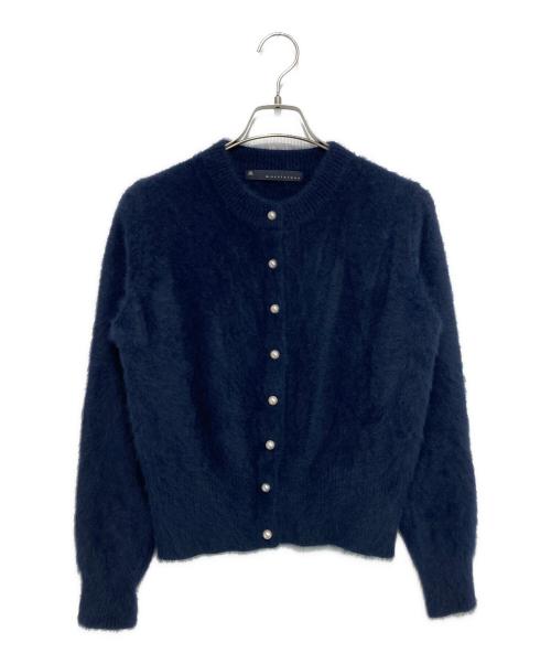 martinique（マルティニーク）martinique (マルティニーク) FOXカシミヤパールカーディガン ネイビー サイズ:-の古着・服飾アイテム