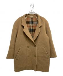 Burberry's（バーバリーズ）の古着「ノバチェック ウールダブルコート」｜キャメル