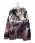 DRIES VAN NOTEN (ドリスヴァンノッテン) パームツリー プリントスウェットパーカー パープル×ブラック サイズ:LARGE：18000円