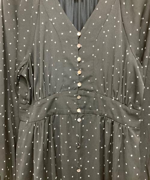 Ron Herman（ロンハーマン）Ron Herman (ロンハーマン) 総柄ワンピース ブラック サイズ:XSの古着・服飾アイテム