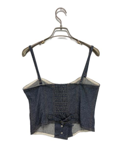 Ron Herman（ロンハーマン）Ron Herman (ロンハーマン) シルクデニムビスチェ インディゴ サイズ:FREEの古着・服飾アイテム