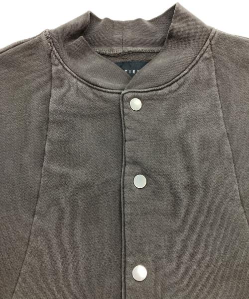 LES TIEN（レスティエン）LES TIEN (レスティエン) スウェットジャケット グレー サイズ:Sの古着・服飾アイテム