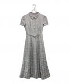 HER LIP TOハーリップトゥ）の古着「Annecy Belted Dress アヌシーベルトドレス」｜ピンク