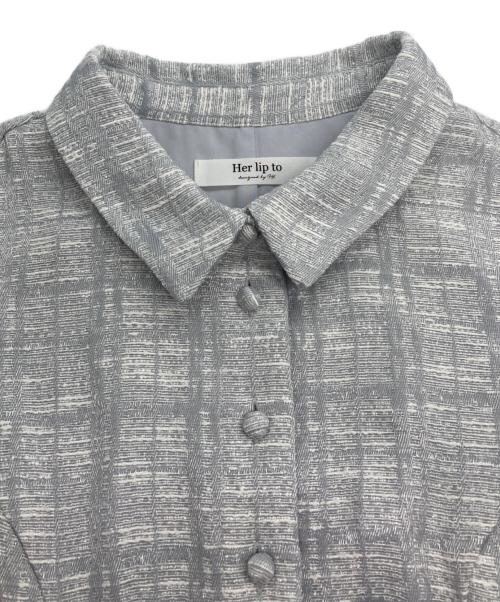 HER LIP TO（ハーリップトゥ）HER LIP TO (ハーリップトゥ) Annecy Belted Dress アヌシーベルトドレス ピンク サイズ:Sの古着・服飾アイテム