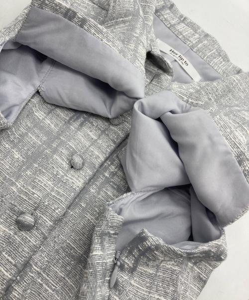 HER LIP TO（ハーリップトゥ）HER LIP TO (ハーリップトゥ) Annecy Belted Dress アヌシーベルトドレス ピンク サイズ:Sの古着・服飾アイテム