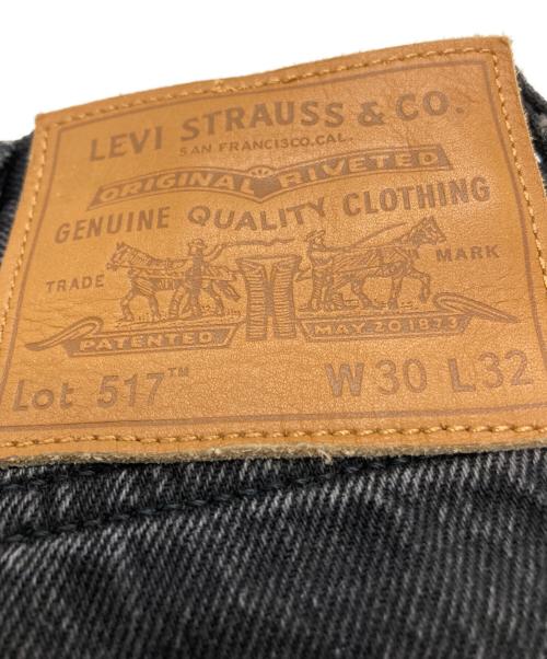 LEVI'S PReMIUM（リーバイス プレミアム）LEVI'S PReMIUM (リーバイス プレミアム) 517 ブーツカット ジーンズ ブラック ブラック サイズ:W30の古着・服飾アイテム