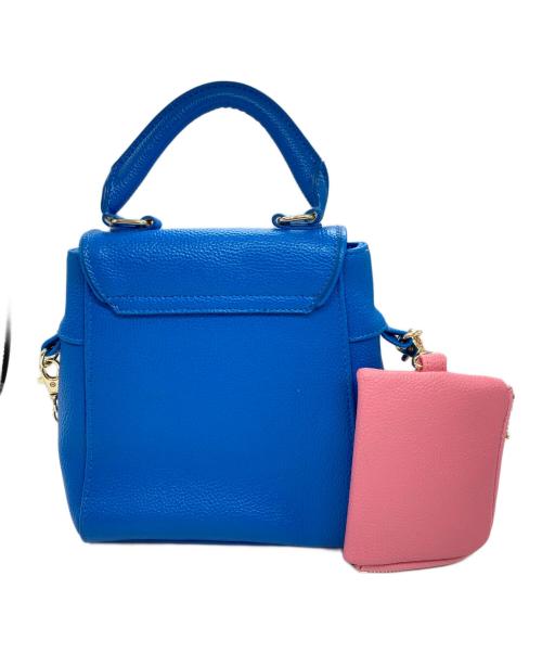 PAMEO POSE（パメオポーズ）PAMEO POSE (パメオポーズ) Meta Heart Multi Bag ブルー×ピンクの古着・服飾アイテム