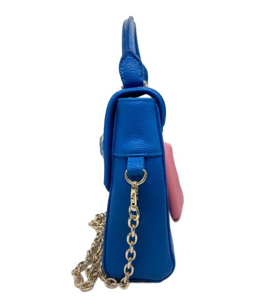 PAMEO POSE（パメオポーズ）PAMEO POSE (パメオポーズ) Meta Heart Multi Bag ブルー×ピンクの古着・服飾アイテム