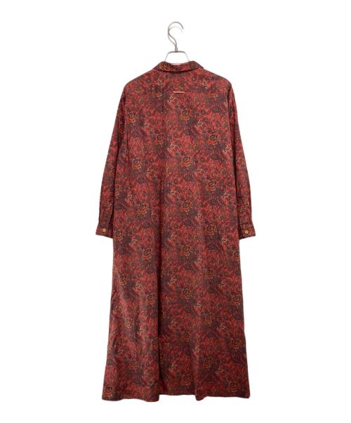 YAECA（ヤエカ）YAECA (ヤエカ) NOTTINGHAM プルオーバーシャツドレス レッド サイズ:Mの古着・服飾アイテム