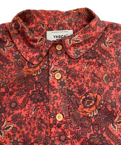 YAECA（ヤエカ）YAECA (ヤエカ) NOTTINGHAM プルオーバーシャツドレス レッド サイズ:Mの古着・服飾アイテム