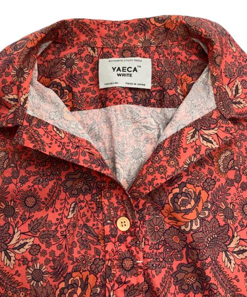 YAECA（ヤエカ）YAECA (ヤエカ) NOTTINGHAM プルオーバーシャツドレス レッド サイズ:Mの古着・服飾アイテム