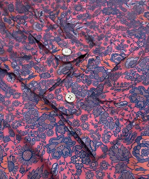 YAECA（ヤエカ）YAECA (ヤエカ) NOTTINGHAM プルオーバーシャツドレス レッド サイズ:Mの古着・服飾アイテム