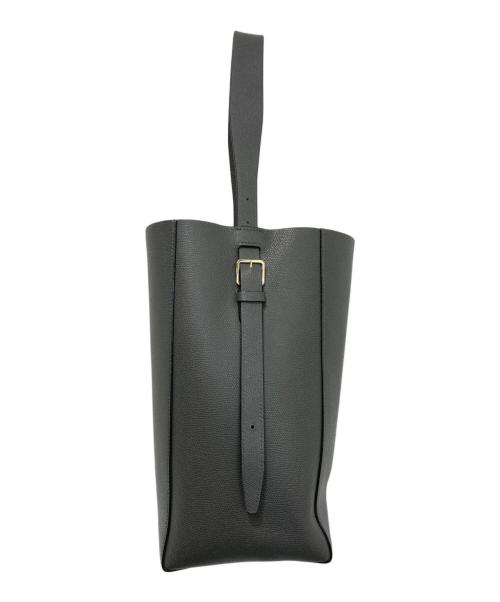 Valextra（ヴァレクストラ）Valextra (ヴァレクストラ) バケット トートバッグ グレーの古着・服飾アイテム