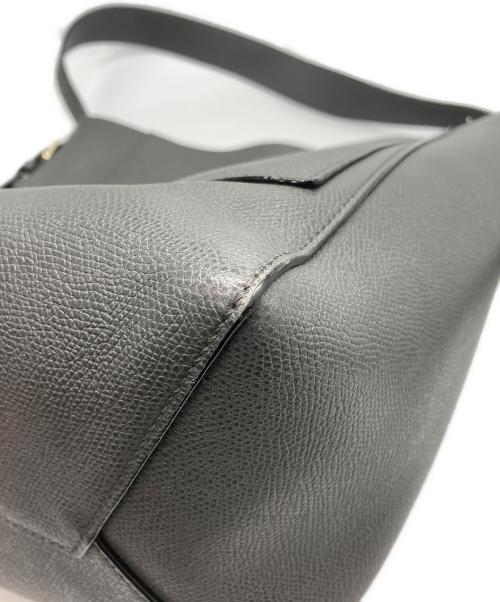 Valextra（ヴァレクストラ）Valextra (ヴァレクストラ) バケット トートバッグ グレーの古着・服飾アイテム