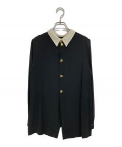 中古・古着通販】MARNI (マルニ) トロピカルウールシャツ ネイビー