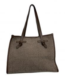 GIANNI CHIARINI（ジャンニ キアリーニ）の古着「MAECELLA トートバッグ」｜ブラウン