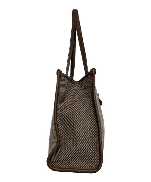 GIANNI CHIARINI（ジャンニ キアリーニ）GIANNI CHIARINI (ジャンニ キアリーニ) MAECELLA トートバッグ ブラウンの古着・服飾アイテム