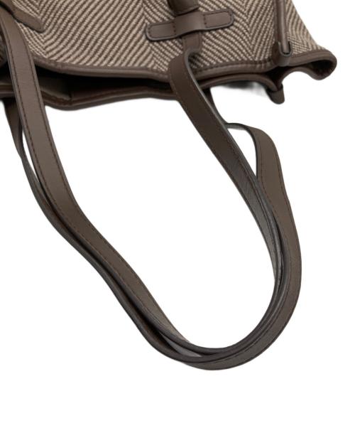 GIANNI CHIARINI（ジャンニ キアリーニ）GIANNI CHIARINI (ジャンニ キアリーニ) MAECELLA トートバッグ ブラウンの古着・服飾アイテム