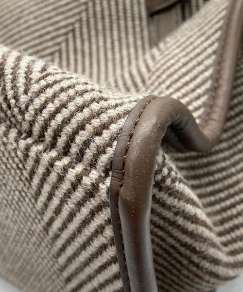 GIANNI CHIARINI（ジャンニ キアリーニ）GIANNI CHIARINI (ジャンニ キアリーニ) MAECELLA トートバッグ ブラウンの古着・服飾アイテム
