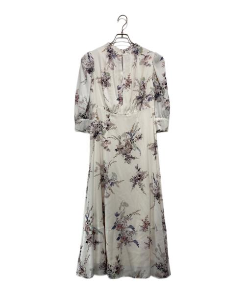 HER LIP TO（ハーリップトゥ）HER LIP TO (ハーリップトゥ) French Bouquet Puff Sleeve Dress ホワイト サイズ:Mの古着・服飾アイテム