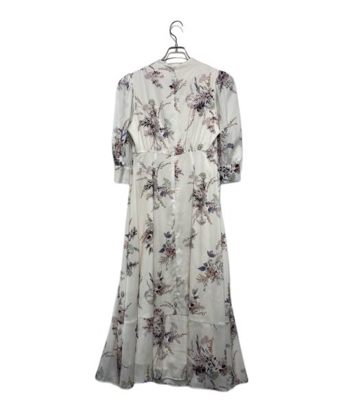 HER LIP TO（ハーリップトゥ）HER LIP TO (ハーリップトゥ) French Bouquet Puff Sleeve Dress ホワイト サイズ:Mの古着・服飾アイテム