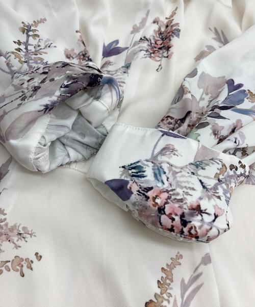HER LIP TO（ハーリップトゥ）HER LIP TO (ハーリップトゥ) French Bouquet Puff Sleeve Dress ホワイト サイズ:Mの古着・服飾アイテム