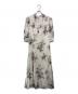 HER LIP TO（ハーリップトゥ）の古着「French Bouquet Puff Sleeve Dress」｜ホワイト