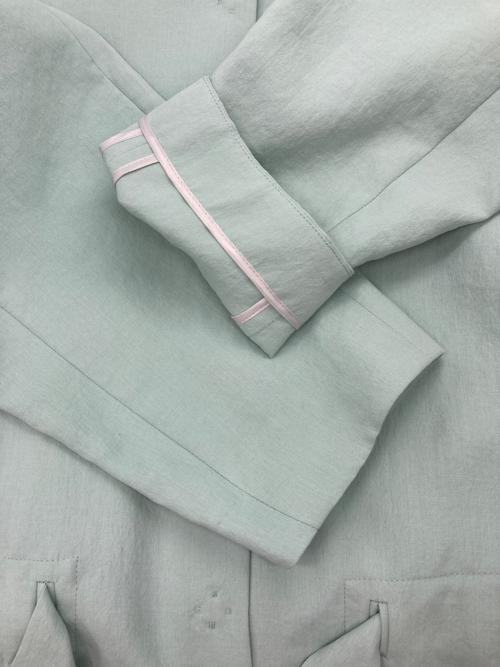 BEIGE（ベイジ）BEIGE (ベイジ) PORDIC / スプリングコート グリーンの古着・服飾アイテム
