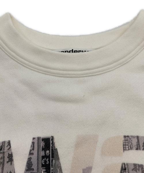 ALEXANDER WANG（アレキサンダー・ワン）ALEXANDER WANG (アレキサンダー・ワン) プリントスウェット ホワイト サイズ:Lの古着・服飾アイテム