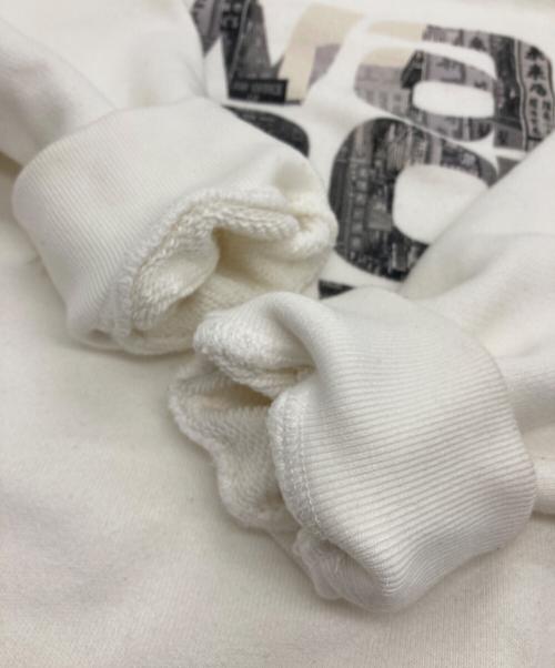 ALEXANDER WANG（アレキサンダー・ワン）ALEXANDER WANG (アレキサンダー・ワン) プリントスウェット ホワイト サイズ:Lの古着・服飾アイテム