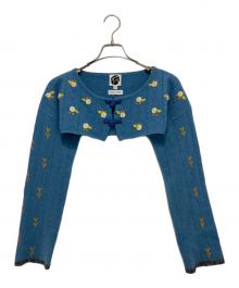 RHC Ron Herman×YANYAN（アールエイチシー ロンハーマン×ヤンヤン）の古着「daisy shrug cropped cardigan」｜ブルー