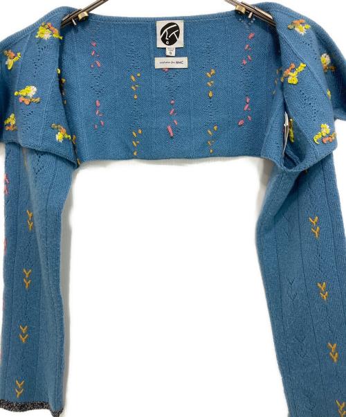 RHC Ron Herman（アールエイチシー ロンハーマン）RHC Ron Herman (アールエイチシー ロンハーマン) YANYAN (ヤンヤン) daisy shrug cropped cardigan ブルー サイズ:Sの古着・服飾アイテム