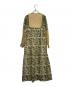 Ron Herman (ロンハーマン) SZ BLOCK PRINTS 花柄シルクコットンワンピース グリーン×アイボリー サイズ:XS：13000円