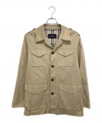 BURBERRY BLACK LABELバーバリーブラックレーベル）の古着「ミリタリージャケット」｜ベージュ
